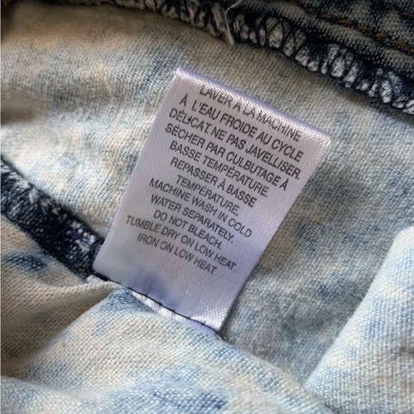 Acid Wash Denim Overalls - Picture 8 of 8